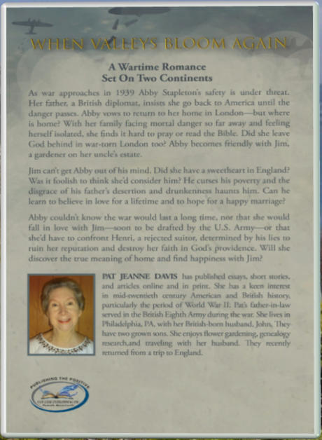 When Valleys Bloom Again - back cover